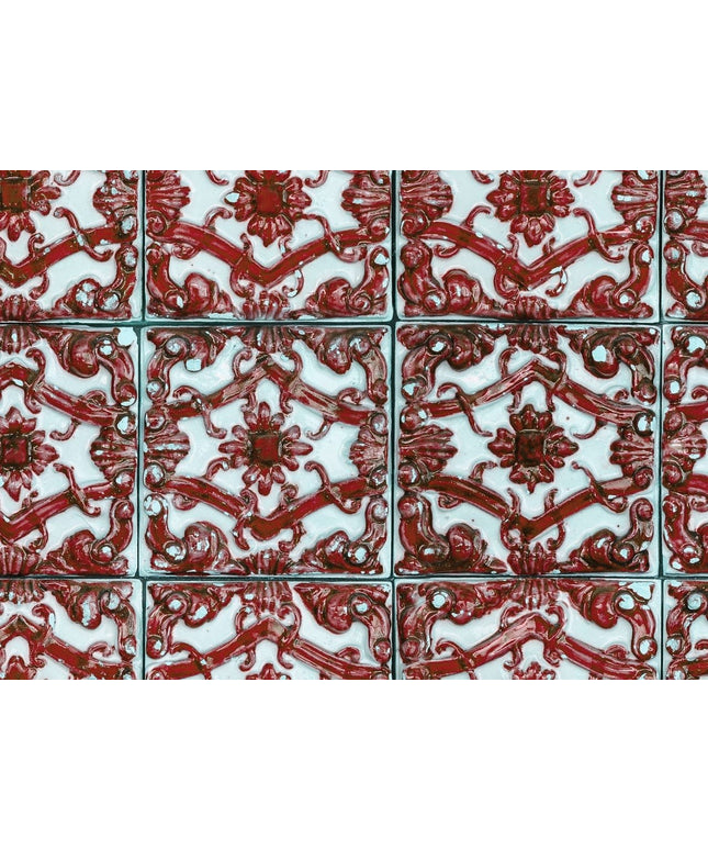 Flizelininiai tapetai, Artisan Tiles, Indian Red - R18548