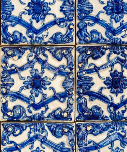 Flizelininiai tapetai, Artisan Tiles, Morocco Blue - R18548