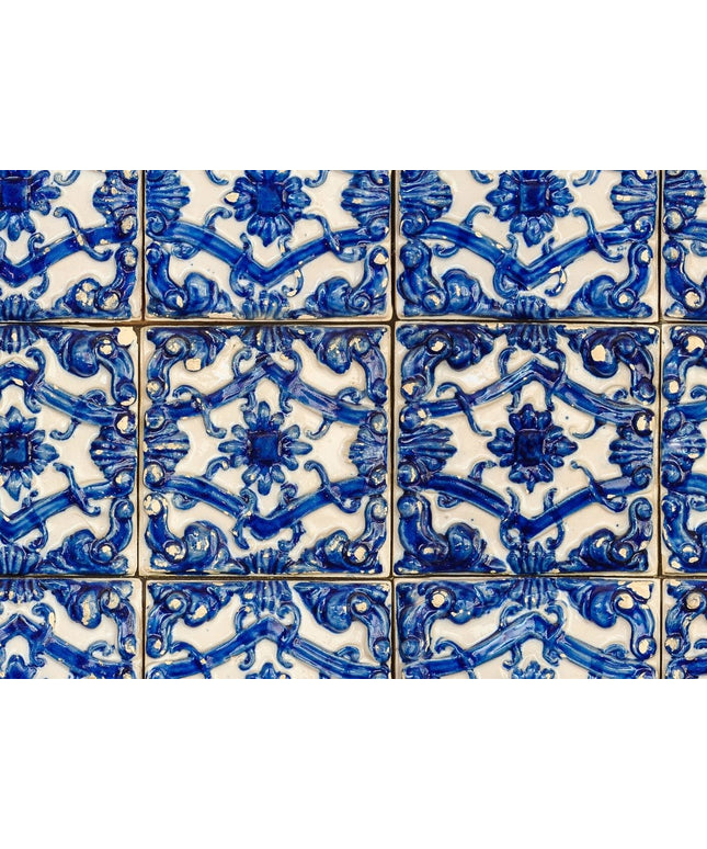 Flizelininiai tapetai, Artisan Tiles, Morocco Blue - R18548
