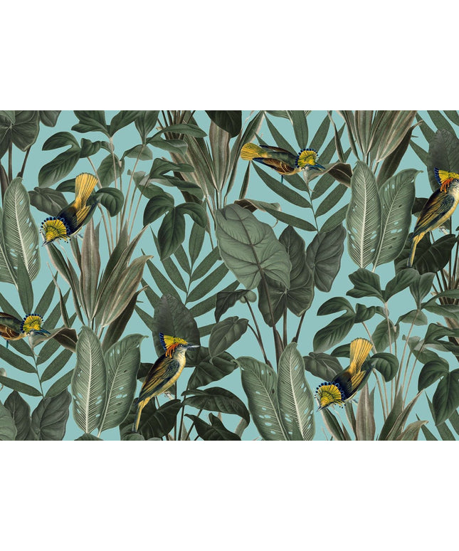 Flizelininiai tapetai, Birds of Paradise, Lush Green - R18563