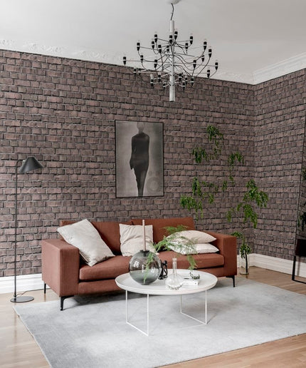Flizelininiai tapetai, Bricks Clay - R18512