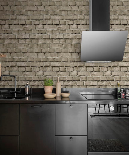 Flizelininiai tapetai, Bricks Sand - R18512