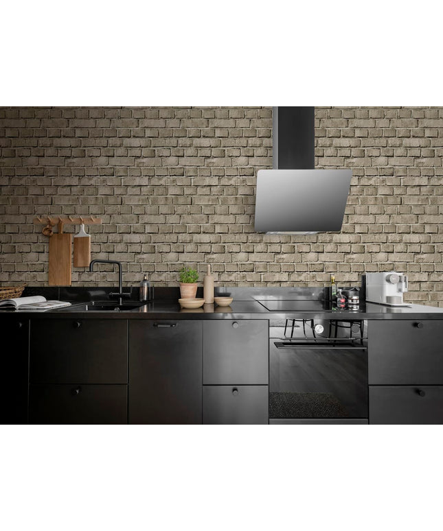 Flizelininiai tapetai, Bricks Sand - R18512