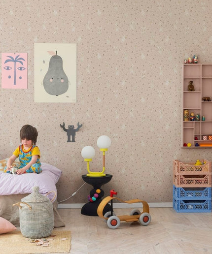 Flizelininiai tapetai, Bunny Field Pink - R18081