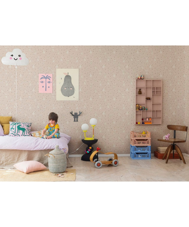 Flizelininiai tapetai, Bunny Field Pink - R18081