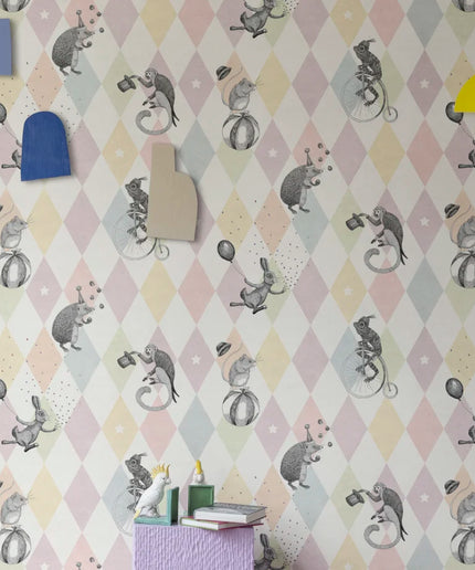 Flizelininiai tapetai, Circus Corner Pastel - R18041