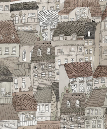 Flizelininiai tapetai, Dream Town Sand - R18091