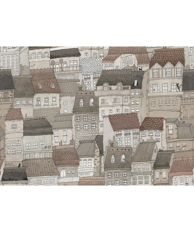 Flizelininiai tapetai, Dream Town Sand - R18091