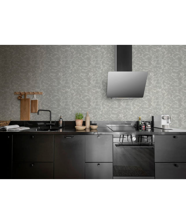 Flizelininiai tapetai, Flow Mini Shallow Grey - R18523