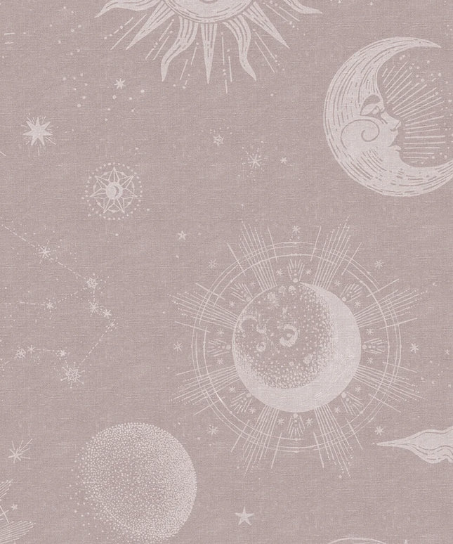 Flizelininiai tapetai, Planetarium Pink - R18022