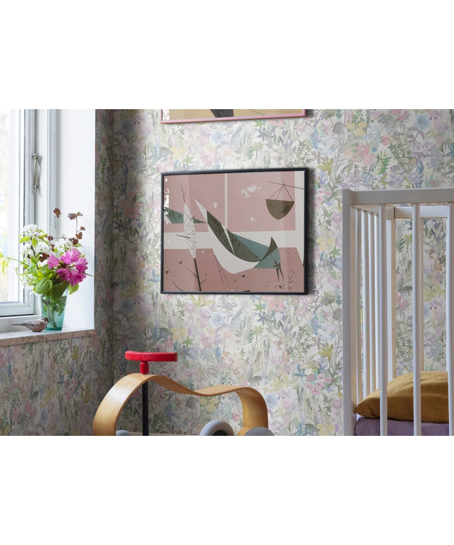 Flizelininiai tapetai, Poppy Meadow Pastel - R18121