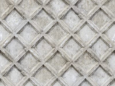 Flizelininiai tapetai, Small Concrete Trellis Harsh Grey - R18525