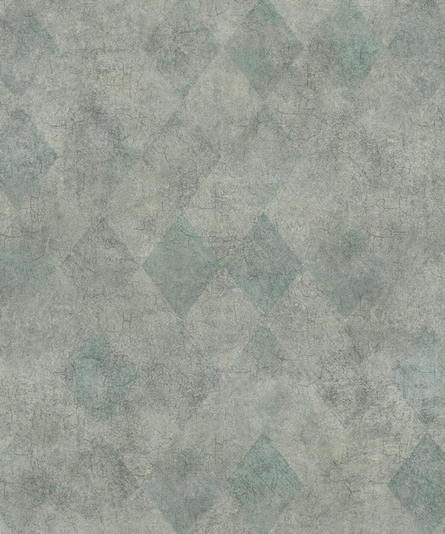 Flizelininiai tapetai, Small Patinated Diamonds Fancy Green - R18518