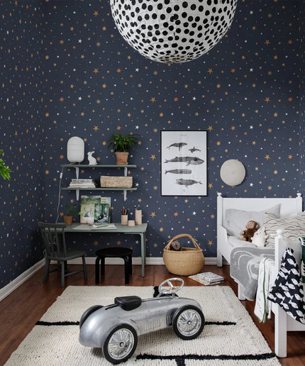 Flizelininiai tapetai, Stardust, Night - R18545