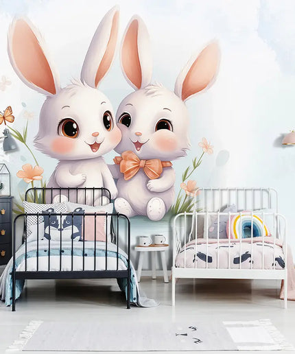Fototapetas, vaikų kambariai, zuikiai - 15216