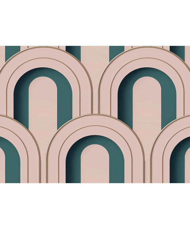 Modernūs tapetai, Arch Deco Bijou, Rebel Pink - R18566