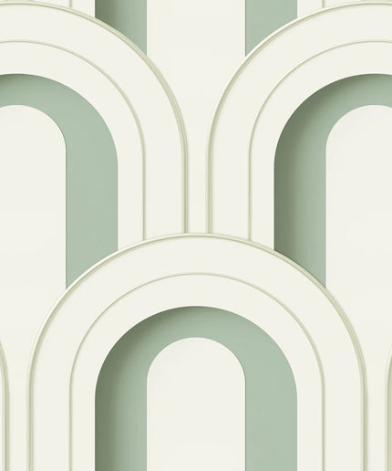 Modernūs tapetai, Arch Deco Bijou, Soft Green - R18566