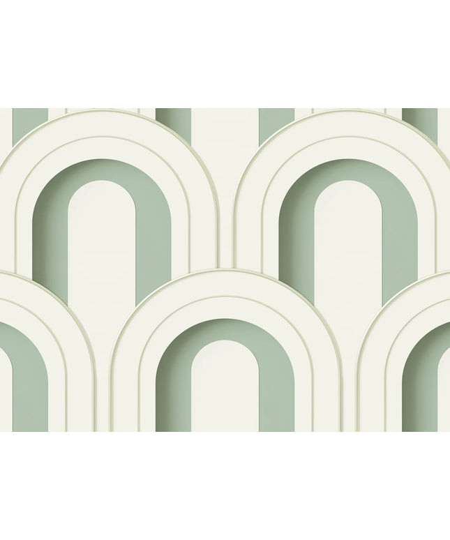 Modernūs tapetai, Arch Deco Bijou, Soft Green - R18566