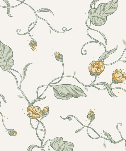 Modernūs tapetai, Elmire spring green - S10147