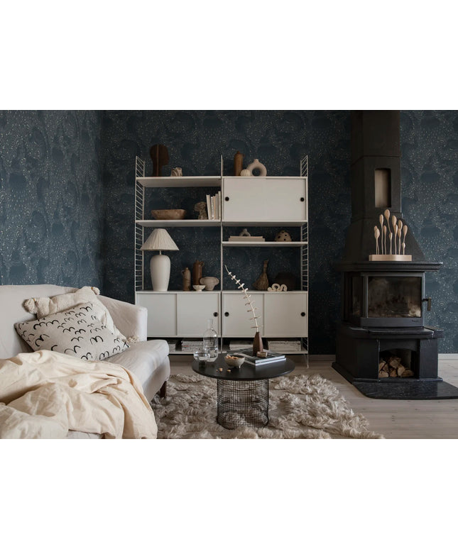 Modernūs tapetai, Evelina indigo blue - S10126
