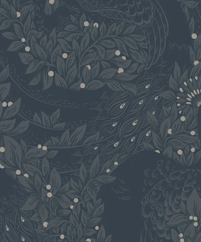 Modernūs tapetai, Evelina indigo blue - S10126