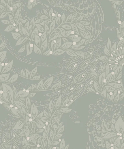 Modernūs tapetai, Evelina sage green - S10126