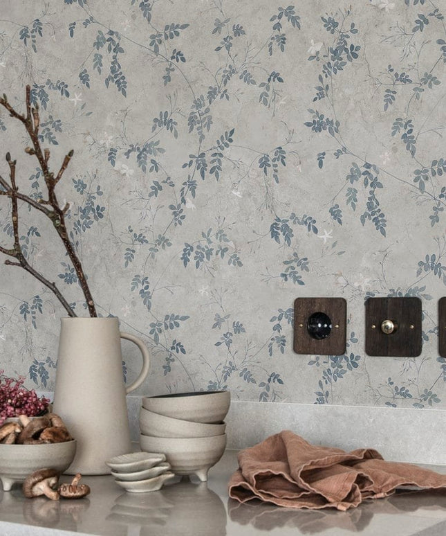 Modernūs tapetai, Irene indigo blue - S10111
