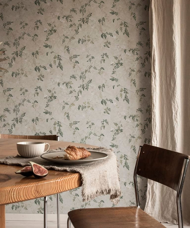 Modernūs tapetai, Irene olive green - S10111