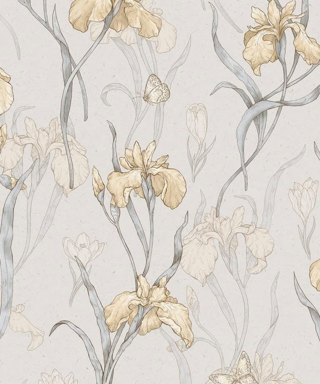 Modernūs tapetai, Iris amber - S10134