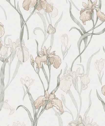 Modernūs tapetai, Iris powder pink - S10134