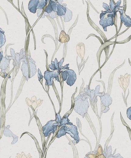 Modernūs tapetai, Iris sky blue - S10134