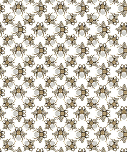 Modernūs tapetai, Small Jewel Wings, Diamond White - R18568
