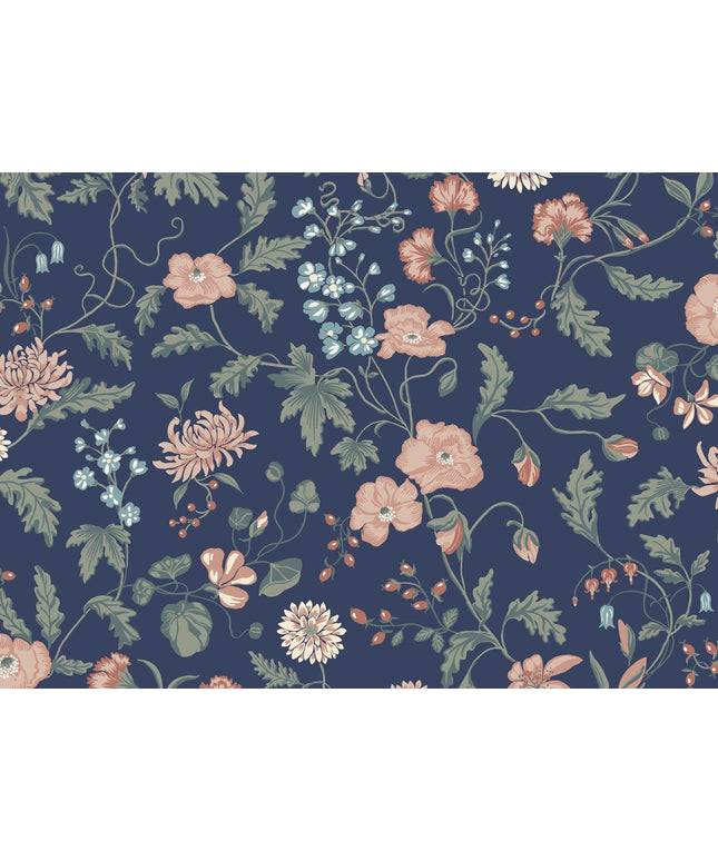 Modernūs tapetai, Till Karin midnight blue - S10165