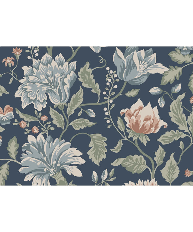 Švediški tapetai, Annabelle classic blue - S10263