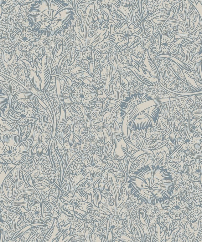 Švediški tapetai, Caroline indigo blue - S10209