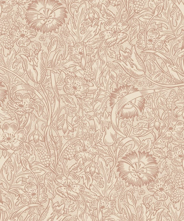 Švediški tapetai, Caroline terracotta - S10209