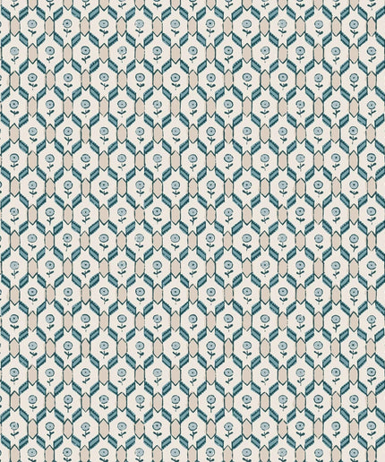 Švediški tapetai, Hugo misty blue - S10242