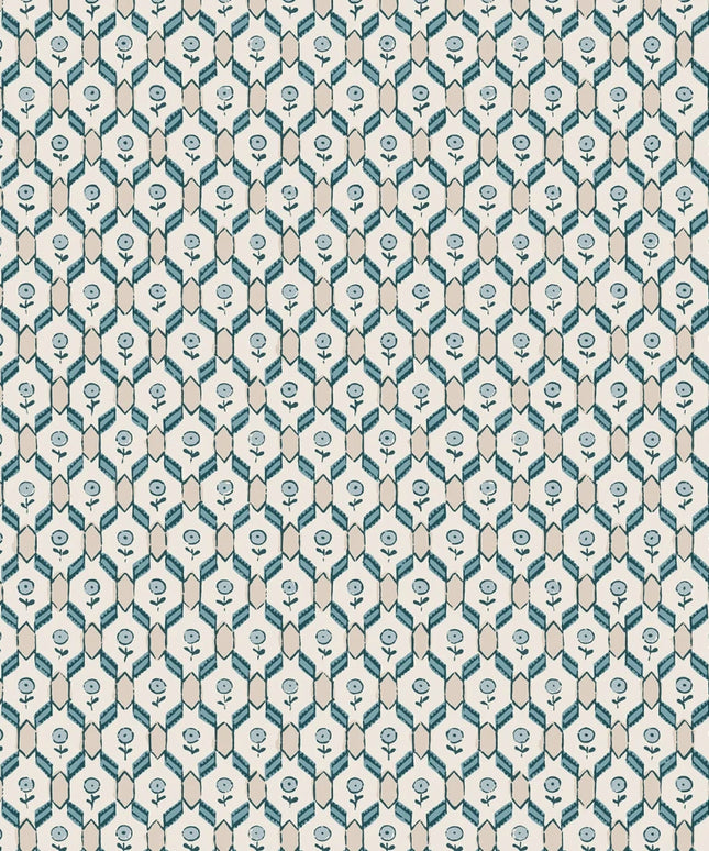 Švediški tapetai, Hugo misty blue - S10242