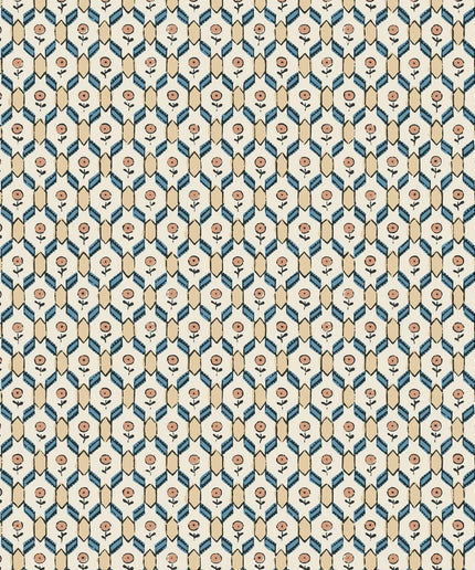 Švediški tapetai, Hugo terracotta - S10242