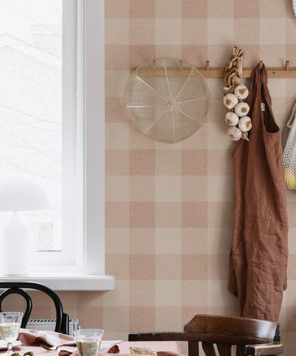 Švediški tapetai, Lykke terracotta - S10212