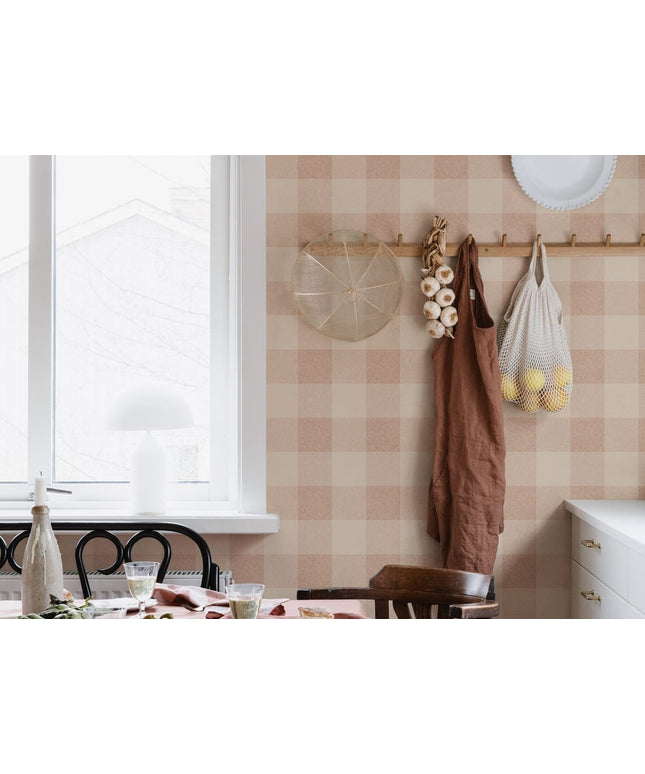 Švediški tapetai, Lykke terracotta - S10212