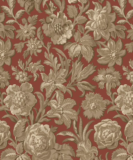 Švediški tapetai, Valentin ruby red - S10245