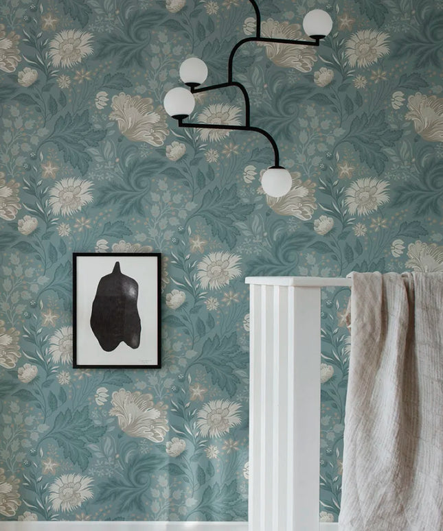 Tapetai, Ava indigo blue - 400
