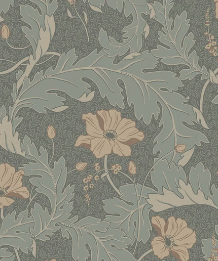 Tapetai miegamajam, Charlotta forest green - 830