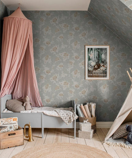 Tapetai miegamajam, Charlotta spring green - 830