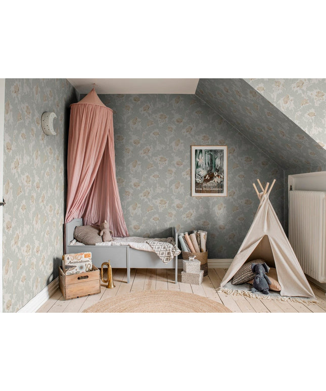 Tapetai miegamajam, Charlotta spring green - 830