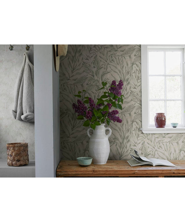 Tapetai miegamajam, Elin sage green - 837