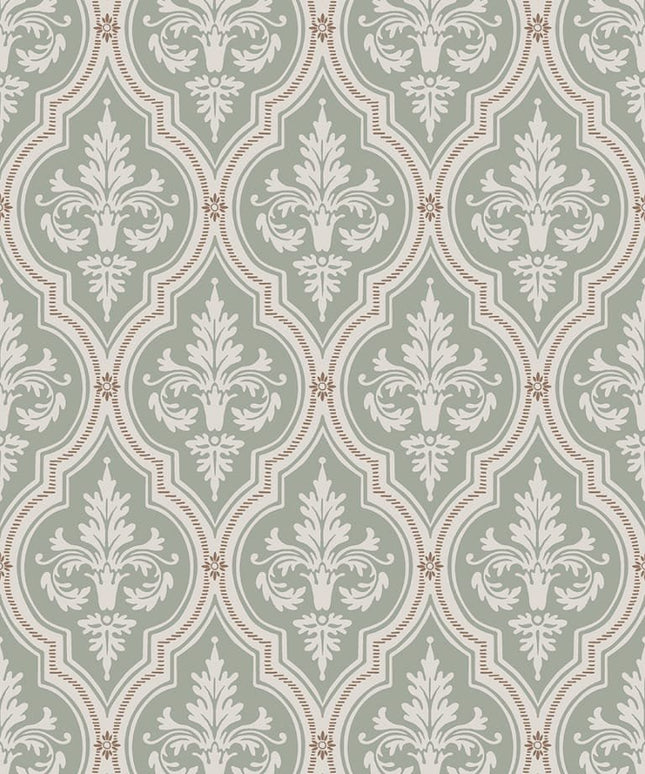 Tapetai miegamajam, Lillie garden green - 829