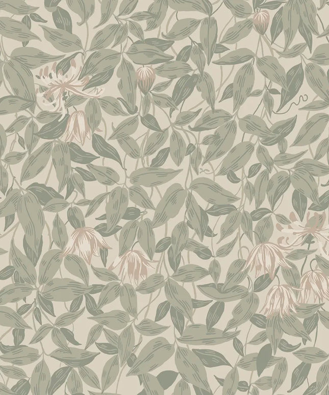 Tapetai miegamajam, Linnea garden green - 838