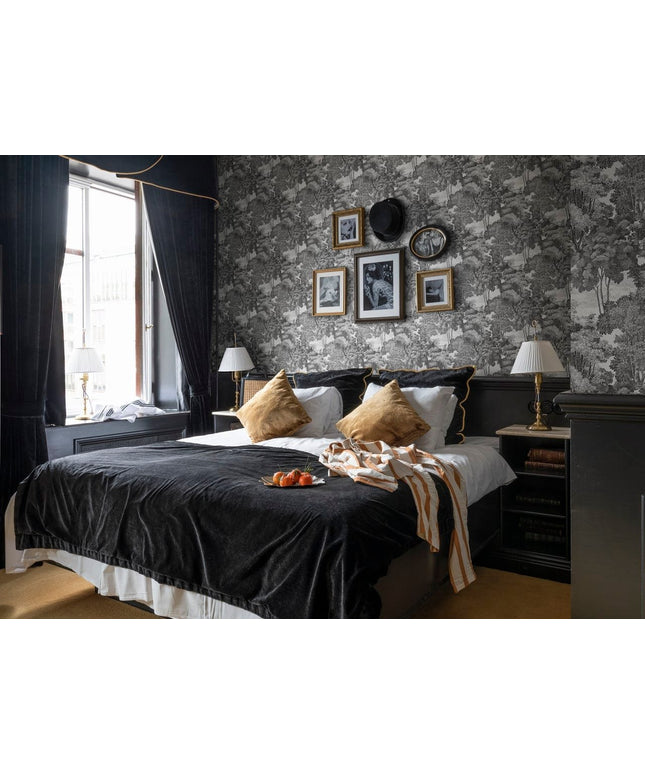 Tapetai miegamajam, Saint Sebastian Graphite - R17531